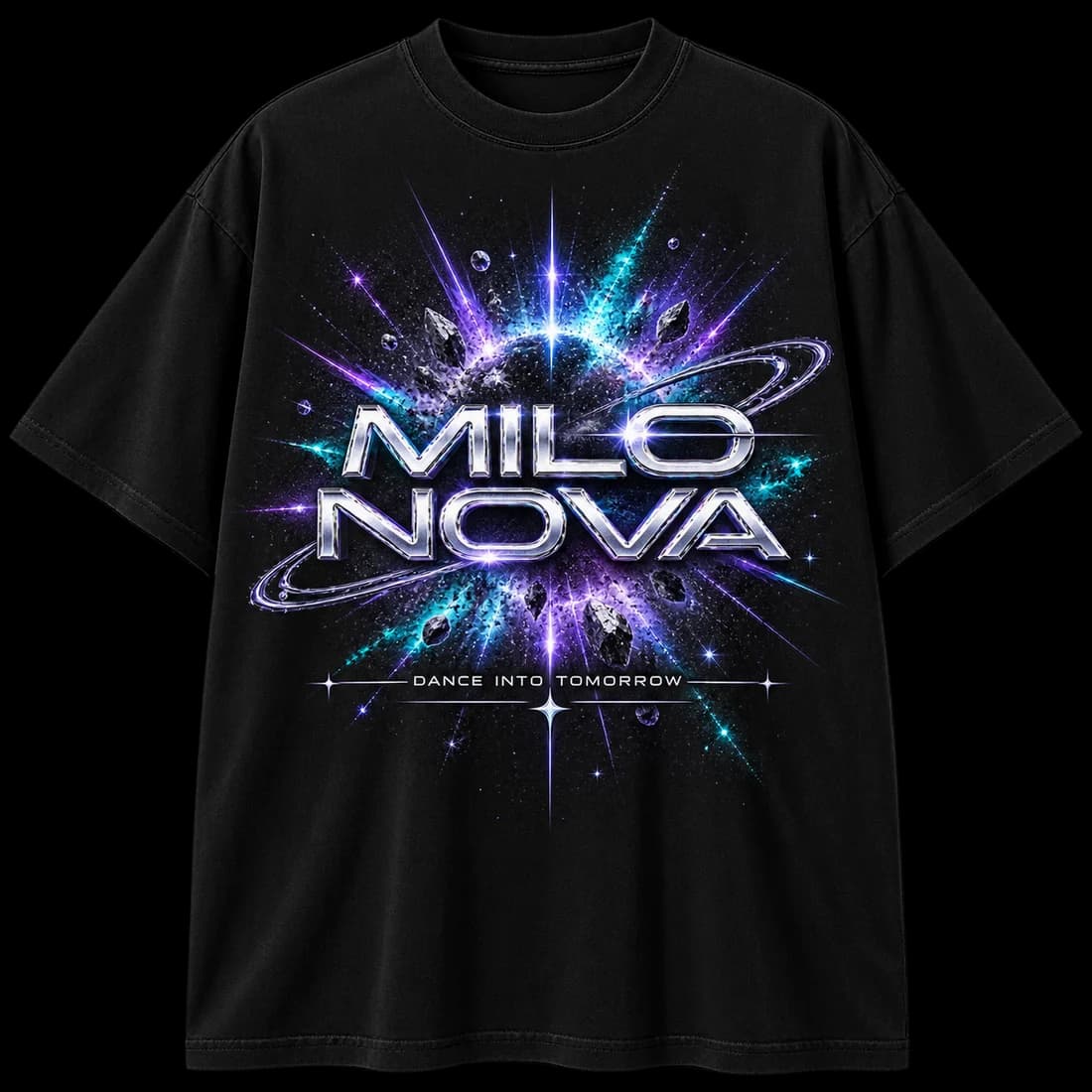 T-Shirt · Hauptmotiv im Pop-Stil von Milo Nova