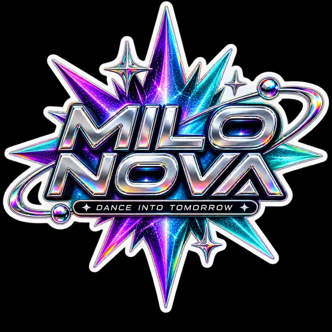 Sticker Set im Pop-Stil von Milo Nova