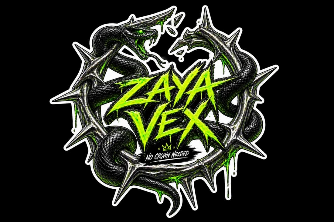 Sticker Set im Hip-Hop-Stil von Zaya Vex